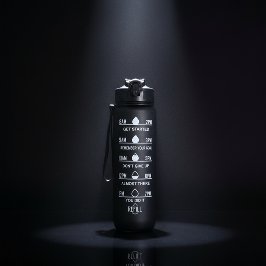 MentorWave Motivational Water Bottle - Cinematic Drama